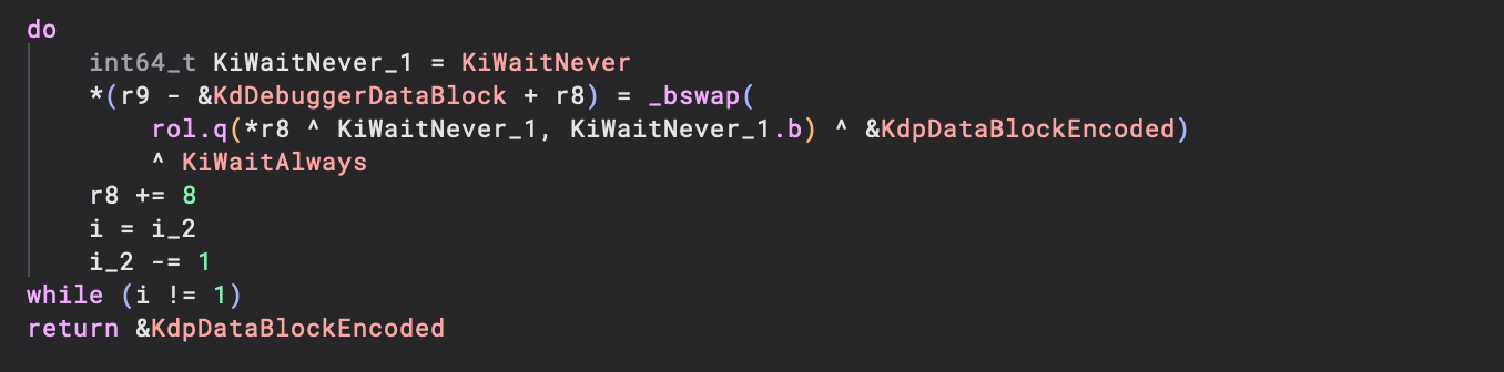 KdDebuggerDataBlock